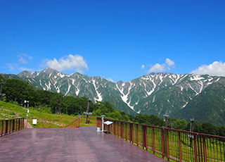 五竜岳と唐松岳