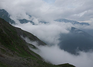 小蓮華山と乗鞍岳